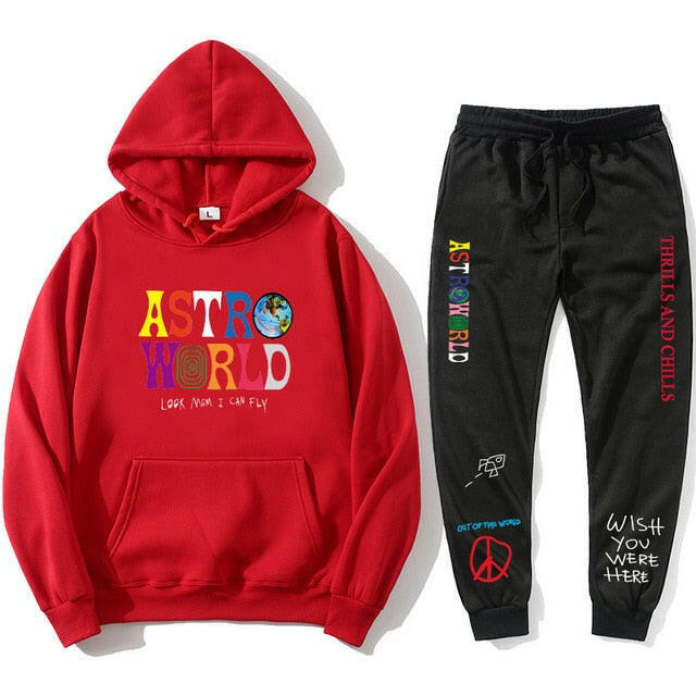 Astroworld THRILLS AND CHILLS Hoodies Plus pants Autumn Streetwear Pullover Travis Scotts Young Men Women FashionHip Hop Printin yuhuv test  yuhuv test022.