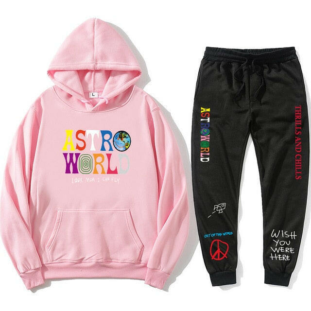 Astroworld THRILLS AND CHILLS Hoodies Plus pants Autumn Streetwear Pullover Travis Scotts Young Men Women FashionHip Hop Printin yuhuv test  yuhuv test022.