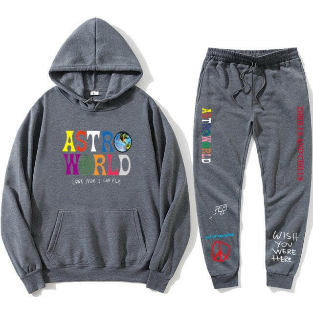 Astroworld THRILLS AND CHILLS Hoodies Plus pants Autumn Streetwear Pullover Travis Scotts Young Men Women FashionHip Hop Printin yuhuv test  yuhuv test022.