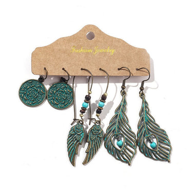 Vintage 2020 Metal Dangle Drop Earrings Sets Bundles for Women Sundry Mixed Ethnic Boho Hanging Earring Set Jewelry Accessoriesơ' yuhuv test3333 yuhuv testkk.