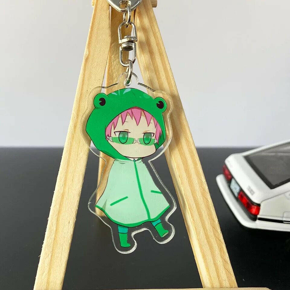 The Disastrous Life of Saiki Kusuo Anime Keychain Transparent Double-sided Pendant Acrylic Key Ring Holder Bag Charm Teens Gift yuhuv test  yuhuv test022.