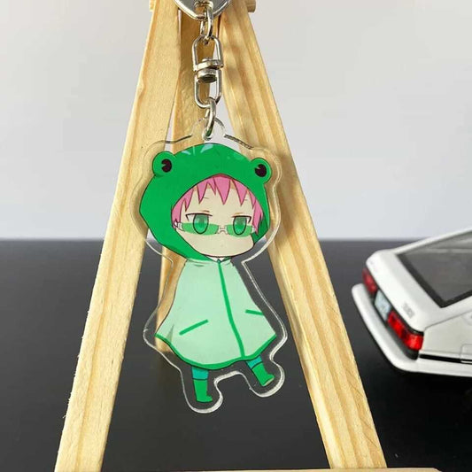 969696 yuhuv test The Disastrous Life of Saiki Kusuo Anime Keychain Transparent Double-sided Pendant Acrylic Key Ring Holder Bag Charm Teens Gift yuhuv test aja.