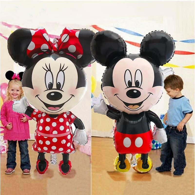 Giant Mickey Minnie Mouse Balloons Disney Cartoon Foil Balloon Baby Shower Birthday Party Decorations Kids Classic Toys Giftsơ' yuhuv test3333 yuhuv test.