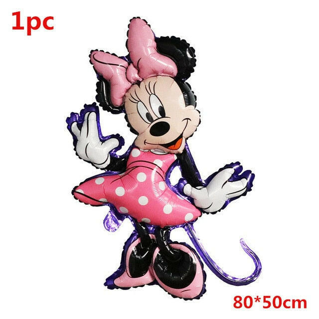 Giant Mickey Minnie Mouse Balloons Disney Cartoon Foil Balloon Baby Shower Birthday Party Decorations Kids Classic Toys Giftsơ' yuhuv test3333 yuhuv test.