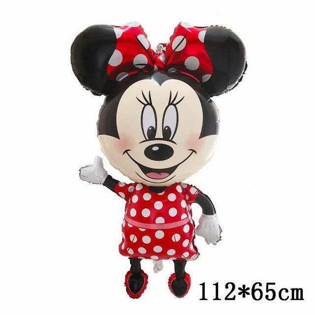 Giant Mickey Minnie Mouse Balloons Disney Cartoon Foil Balloon Baby Shower Birthday Party Decorations Kids Classic Toys Giftsơ' yuhuv test3333 yuhuv test.