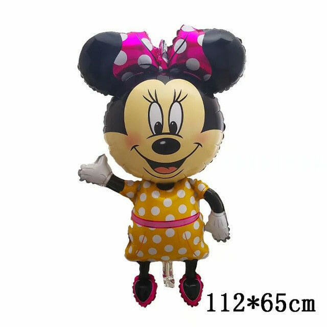 Giant Mickey Minnie Mouse Balloons Disney Cartoon Foil Balloon Baby Shower Birthday Party Decorations Kids Classic Toys Giftsơ' yuhuv test3333 yuhuv test.