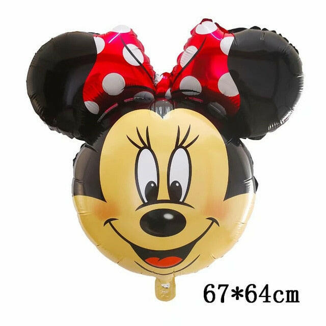 Giant Mickey Minnie Mouse Balloons Disney Cartoon Foil Balloon Baby Shower Birthday Party Decorations Kids Classic Toys Giftsơ' yuhuv test3333 yuhuv test.