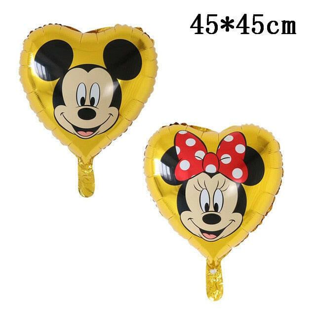 Giant Mickey Minnie Mouse Balloons Disney Cartoon Foil Balloon Baby Shower Birthday Party Decorations Kids Classic Toys Giftsơ' yuhuv test3333 yuhuv test.