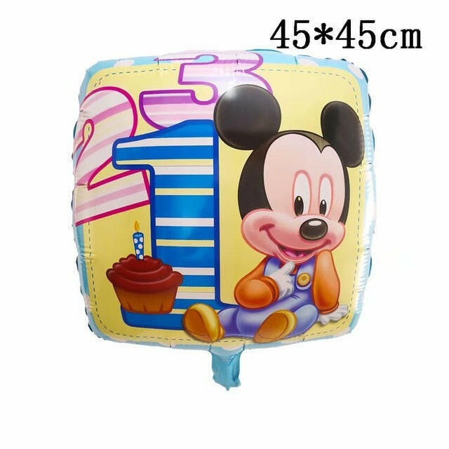 Giant Mickey Minnie Mouse Balloons Disney Cartoon Foil Balloon Baby Shower Birthday Party Decorations Kids Classic Toys Giftsơ' yuhuv test3333 yuhuv test.