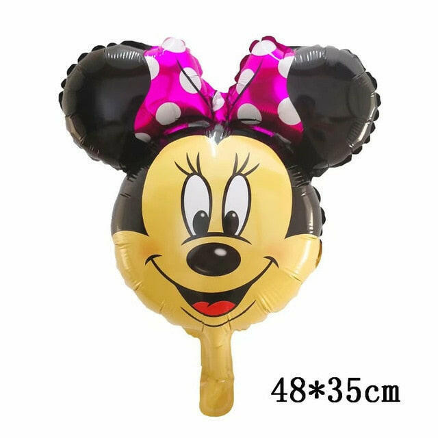 Giant Mickey Minnie Mouse Balloons Disney Cartoon Foil Balloon Baby Shower Birthday Party Decorations Kids Classic Toys Giftsơ' yuhuv test3333 yuhuv test.