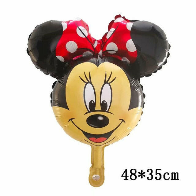 Giant Mickey Minnie Mouse Balloons Disney Cartoon Foil Balloon Baby Shower Birthday Party Decorations Kids Classic Toys Giftsơ' yuhuv test3333 yuhuv test.