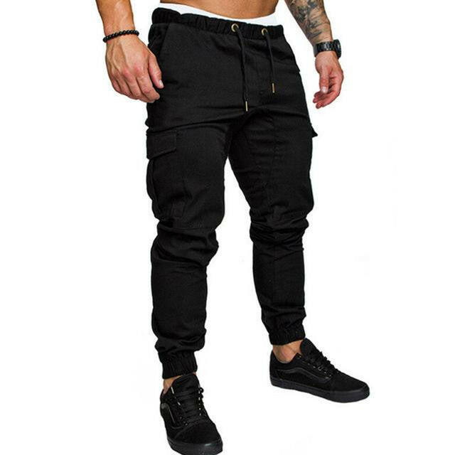 ZITY Cargo Pants Men Sweatpants Gyms Fitness Workout Solid Man Tactical Pants Joggers Mens Multi-Pocket Sportswear Trousers yuhuv test  yuhuv test022.