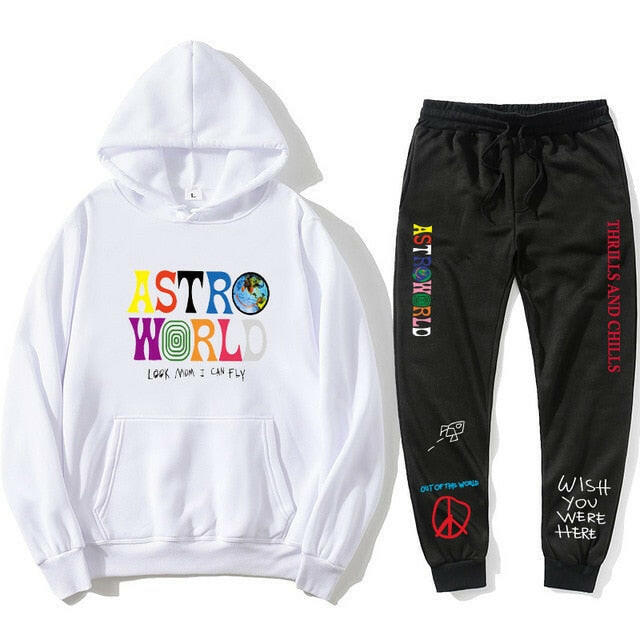 Astroworld THRILLS AND CHILLS Hoodies Plus pants Autumn Streetwear Pullover Travis Scotts Young Men Women FashionHip Hop Printin yuhuv test  yuhuv test022.