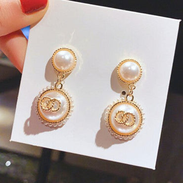 Fashion Oversized Hollow Round Alloy Drop Earrings For Women Geometry Alloy Earrings Wedding Pendientes Party Jewelry yuhuv test  yuhuv test022.