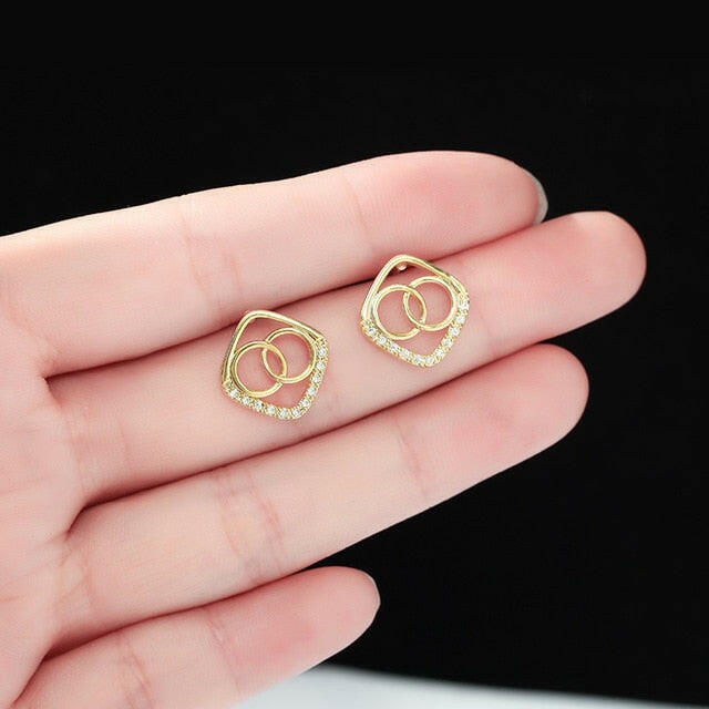 Fashion Oversized Hollow Round Alloy Drop Earrings For Women Geometry Alloy Earrings Wedding Pendientes Party Jewelry yuhuv test  yuhuv test022.