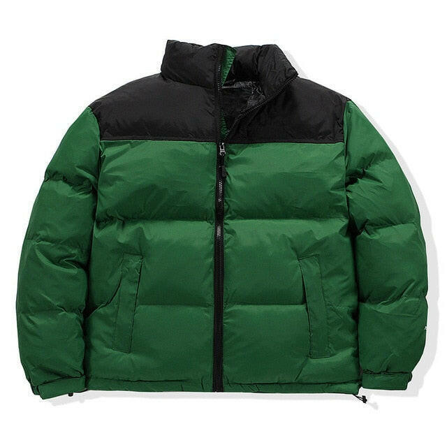 Winter America Brand Face Parkas Mixed Colors Couple Cotton Coats Casual Men's Stand Collar Pocket Warm Down Puffer Jackets yuhuv test  yuhuv test022.