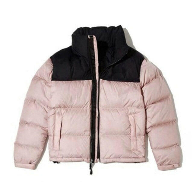 Winter America Brand Face Parkas Mixed Colors Couple Cotton Coats Casual Men's Stand Collar Pocket Warm Down Puffer Jackets yuhuv test  yuhuv test022.