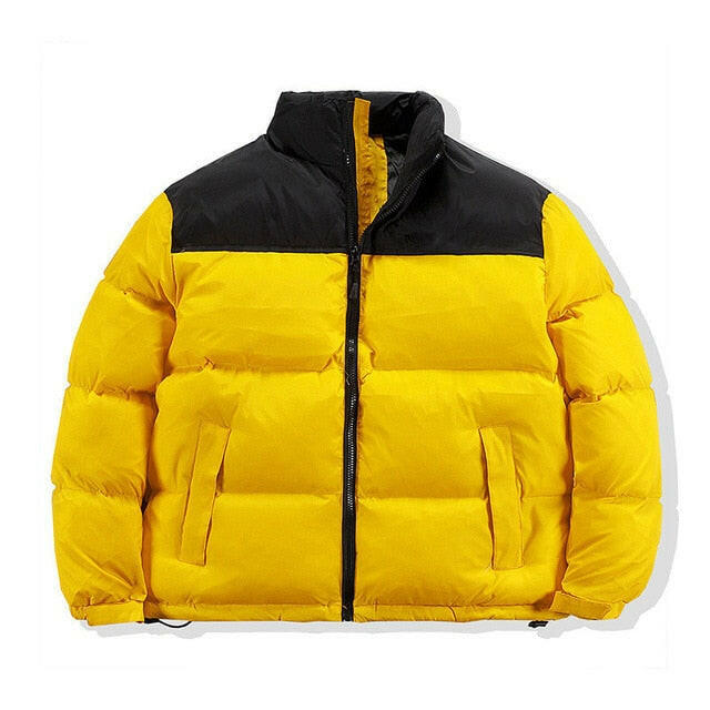 Winter America Brand Face Parkas Mixed Colors Couple Cotton Coats Casual Men's Stand Collar Pocket Warm Down Puffer Jackets yuhuv test  yuhuv test022.