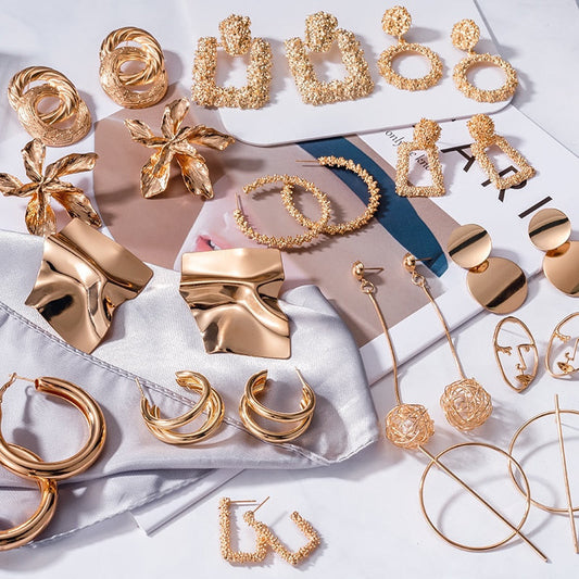 969696 yuhuv test Fashion Statement Earring Geometric Large Earrings For Women Hanging Dangle Earrings Drop Earrings 2020 New Trend Female Jewelry yuhuv test aja.