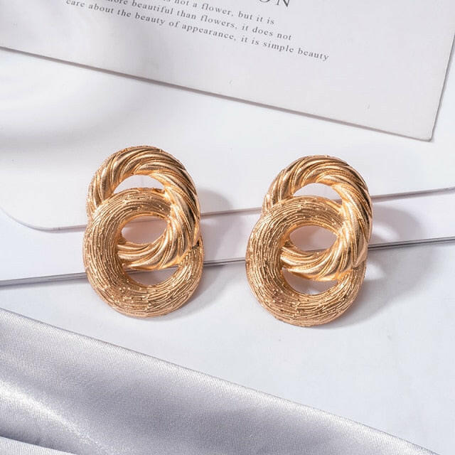 Fashion Statement Earring Geometric Large Earrings For Women Hanging Dangle Earrings Drop Earrings 2020 New Trend Female Jewelry yuhuv test  yuhuv test022.