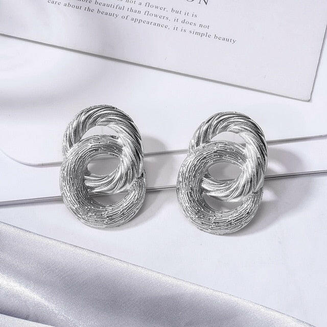 Fashion Statement Earring Geometric Large Earrings For Women Hanging Dangle Earrings Drop Earrings 2020 New Trend Female Jewelry yuhuv test  yuhuv test022.