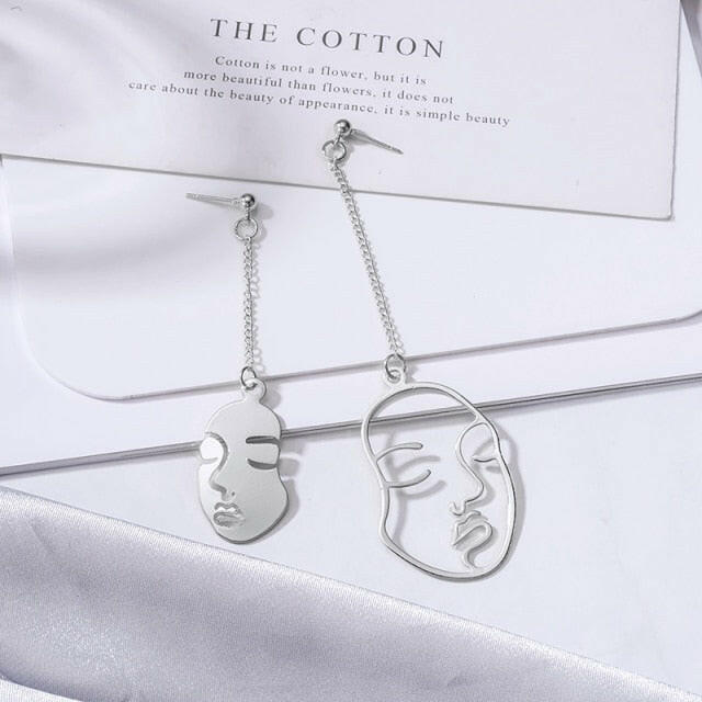 Fashion Statement Earring Geometric Large Earrings For Women Hanging Dangle Earrings Drop Earrings 2020 New Trend Female Jewelry yuhuv test  yuhuv test022.