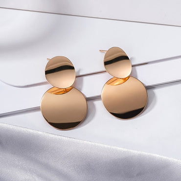 Fashion Statement Earring Geometric Large Earrings For Women Hanging Dangle Earrings Drop Earrings 2020 New Trend Female Jewelry yuhuv test  yuhuv test022.