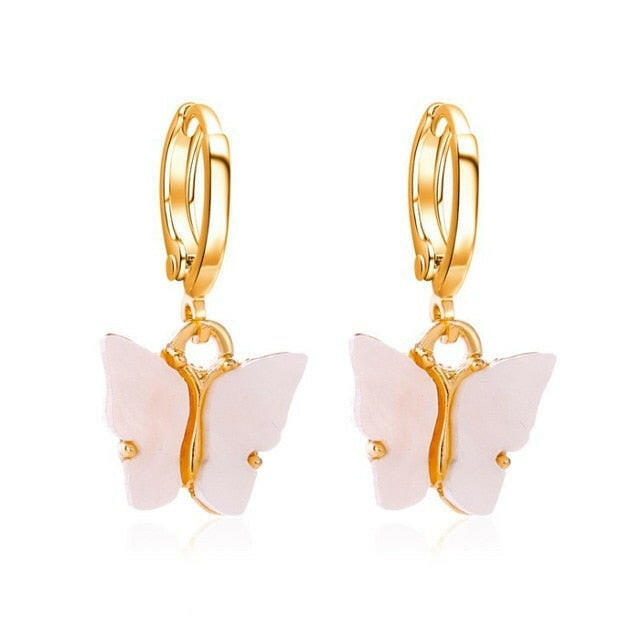 TAFREE Korean new Fashion Earrings Acrylic butterfly shape Jewelry small fresh sweet Drop Earing For woman Cute best gifts E3362555 ghdhdhgf.