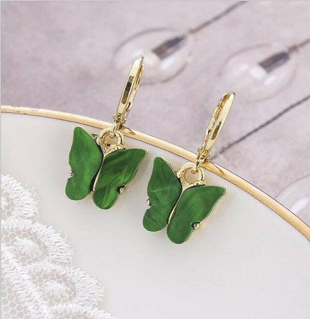 TAFREE Korean new Fashion Earrings Acrylic butterfly shape Jewelry small fresh sweet Drop Earing For woman Cute best gifts E3362555 ghdhdhgf.