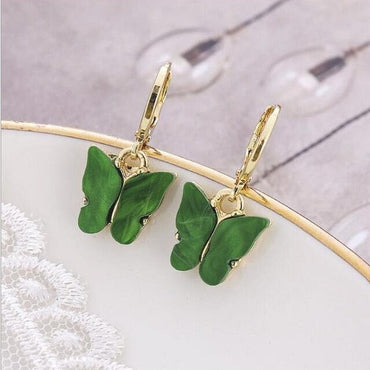 969696  yuhuv test TAFREE Korean new Fashion Earrings Acrylic butterfly shape Jewelry small fresh sweet Drop Earing For woman Cute best gifts E3362 yuhuv test aja.