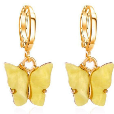 969696  yuhuv test TAFREE Korean new Fashion Earrings Acrylic butterfly shape Jewelry small fresh sweet Drop Earing For woman Cute best gifts E3362 yuhuv test aja.