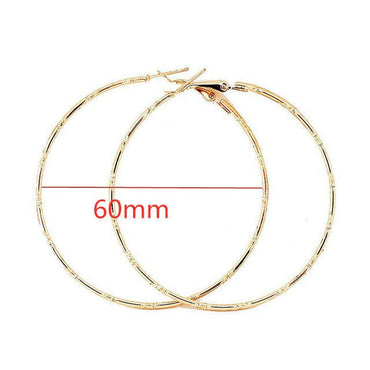 969696  yuhuv test Fashion Large Hoop Earrings 40mm 60mm 80mm Big Smooth Circle Earrings Round Brincos Loop Earrings for Women Jewelry Party Gifts yuhuv test aja.