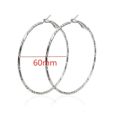 969696  yuhuv test Fashion Large Hoop Earrings 40mm 60mm 80mm Big Smooth Circle Earrings Round Brincos Loop Earrings for Women Jewelry Party Gifts yuhuv test aja.