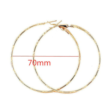 969696  yuhuv test Fashion Large Hoop Earrings 40mm 60mm 80mm Big Smooth Circle Earrings Round Brincos Loop Earrings for Women Jewelry Party Gifts yuhuv test aja.