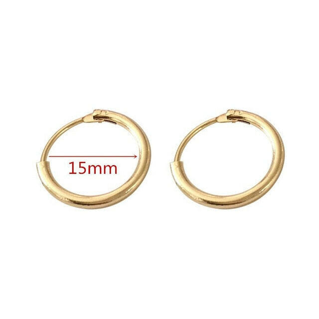 Fashion Large Hoop Earrings 40mm 60mm 80mm Big Smooth Circle Earrings Round Brincos Loop Earrings for Women Jewelry Party Gifts yuhuv test  yuhuv test022.