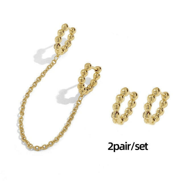 Minimalist Twisted Small Hoop Earrings for Women Fashion Gold Color Metal Circle Tiny Hoops Huggie Ear Buckle Jewelry 2021 yuhuv test  yuhuv test022.