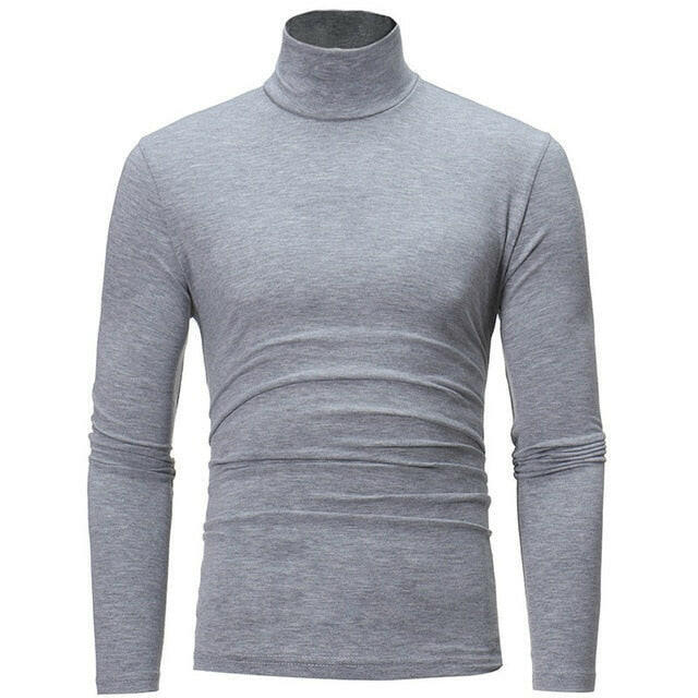 turtleneck for men Solid colour slim elastic thin pullover men Spring Autumn turtleneck men knitting brand sweater men yuhuv test  yuhuv test022.