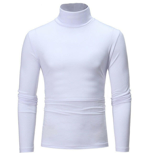 turtleneck for men Solid colour slim elastic thin pullover men Spring Autumn turtleneck men knitting brand sweater men yuhuv test  yuhuv test022.