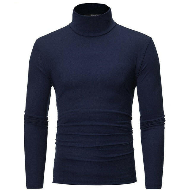 turtleneck for men Solid colour slim elastic thin pullover men Spring Autumn turtleneck men knitting brand sweater men yuhuv test  yuhuv test022.