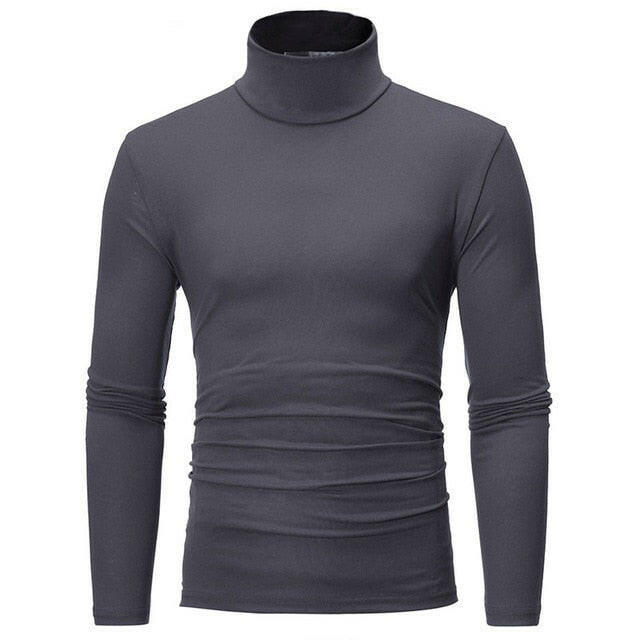 turtleneck for men Solid colour slim elastic thin pullover men Spring Autumn turtleneck men knitting brand sweater men yuhuv test  yuhuv test022.