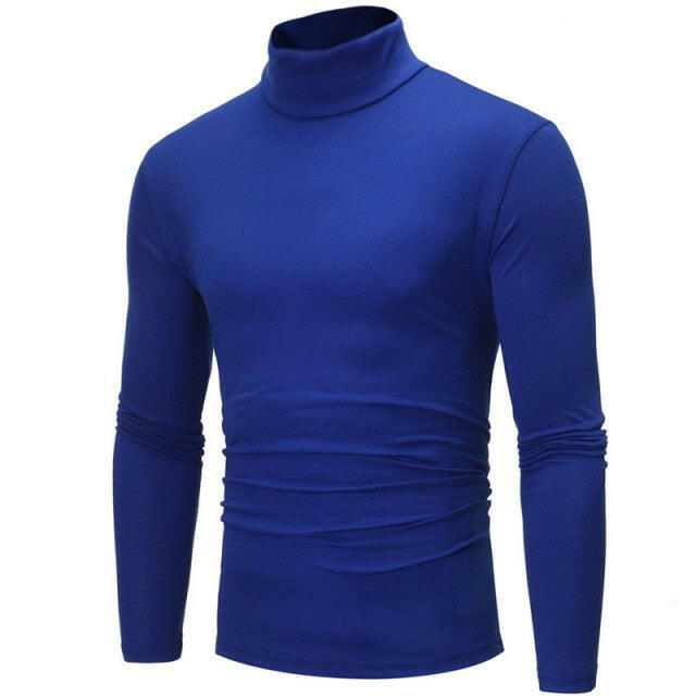 turtleneck for men Solid colour slim elastic thin pullover men Spring Autumn turtleneck men knitting brand sweater men yuhuv test  yuhuv test022.