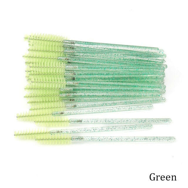 Eyelash Extension Disposable Crystal Eyebrow Brush Mascara Wands Applicator Lash Cosmetic Brushes Beauty Makeup Toolơ' yuhuv test3333 yuhuv test.