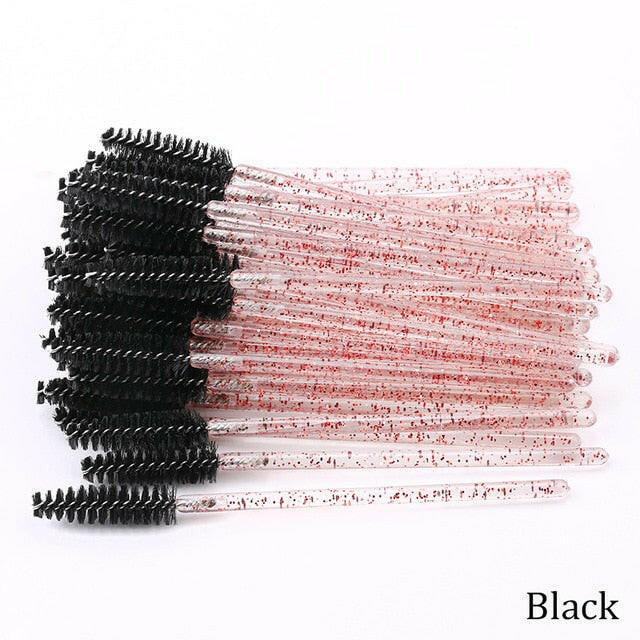 Eyelash Extension Disposable Crystal Eyebrow Brush Mascara Wands Applicator Lash Cosmetic Brushes Beauty Makeup Toolơ' yuhuv test3333 yuhuv test.