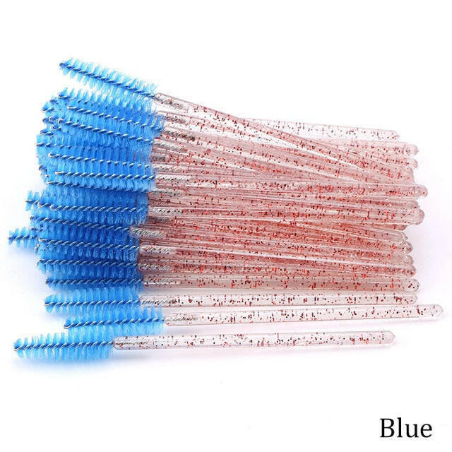 Eyelash Extension Disposable Crystal Eyebrow Brush Mascara Wands Applicator Lash Cosmetic Brushes Beauty Makeup Toolơ' yuhuv test3333 yuhuv test.