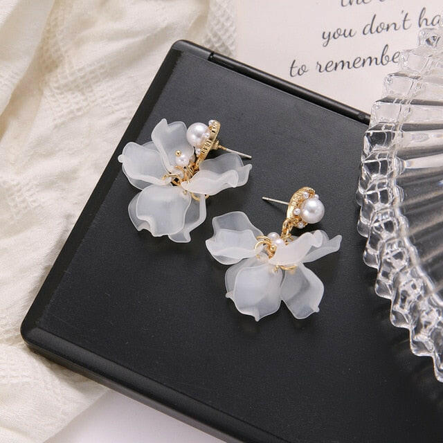 FNIO 2021 New Flower Bohemia Boho Earrings Women Fashion Long Hanging Earrings Crystal Female Wedding Earings Party Jewelry yuhuv test  yuhuv test022.