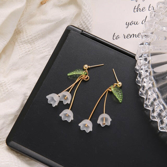 FNIO 2021 New Flower Bohemia Boho Earrings Women Fashion Long Hanging Earrings Crystal Female Wedding Earings Party Jewelry yuhuv test  yuhuv test022.