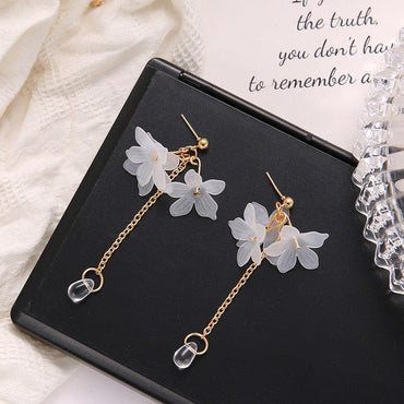 969696  yuhuv test FNIO 2021 New Flower Bohemia Boho Earrings Women Fashion Long Hanging Earrings Crystal Female Wedding Earings Party Jewelry yuhuv test aja.