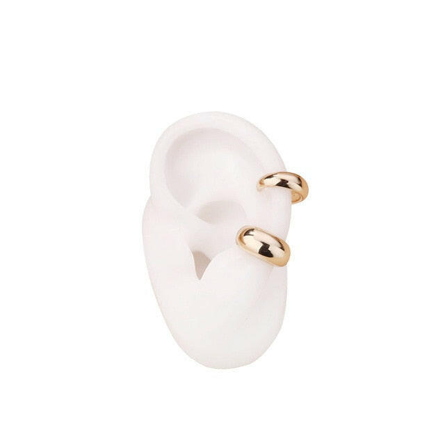 Hot Sale Wide Ear Cuffs Clip on Earrings for Women Without Piercing Pearl Crystal Cartilage Earcuffs Wedding Ear Clips Jewelry yuhuv test  yuhuv test022.