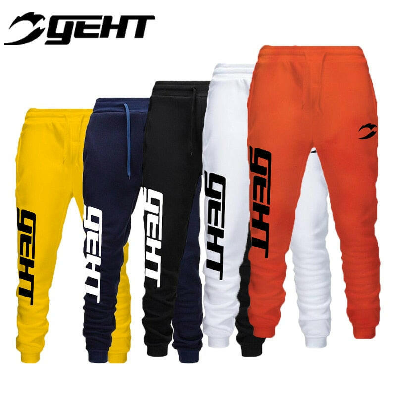 GEHT Autumn And Winter Mens Joggers Casual Cotton Pants Fitness Men Pants Bottoms Skinny Trousers Black Jogger Pants Men yuhuv test  yuhuv test022.