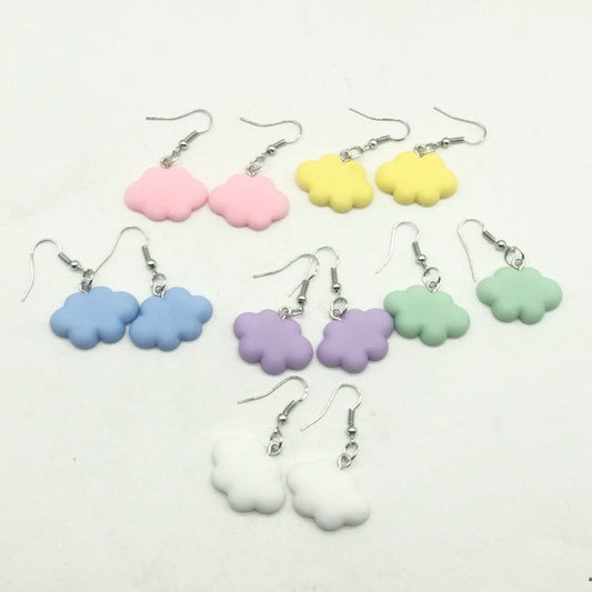 969696 yuhuv test Fashion Cute 6 colors Sweet Summer Cloud Drop Earrings Punk Jewelry For Cool Women Girl Friendship Gifts yuhuv test aja.
